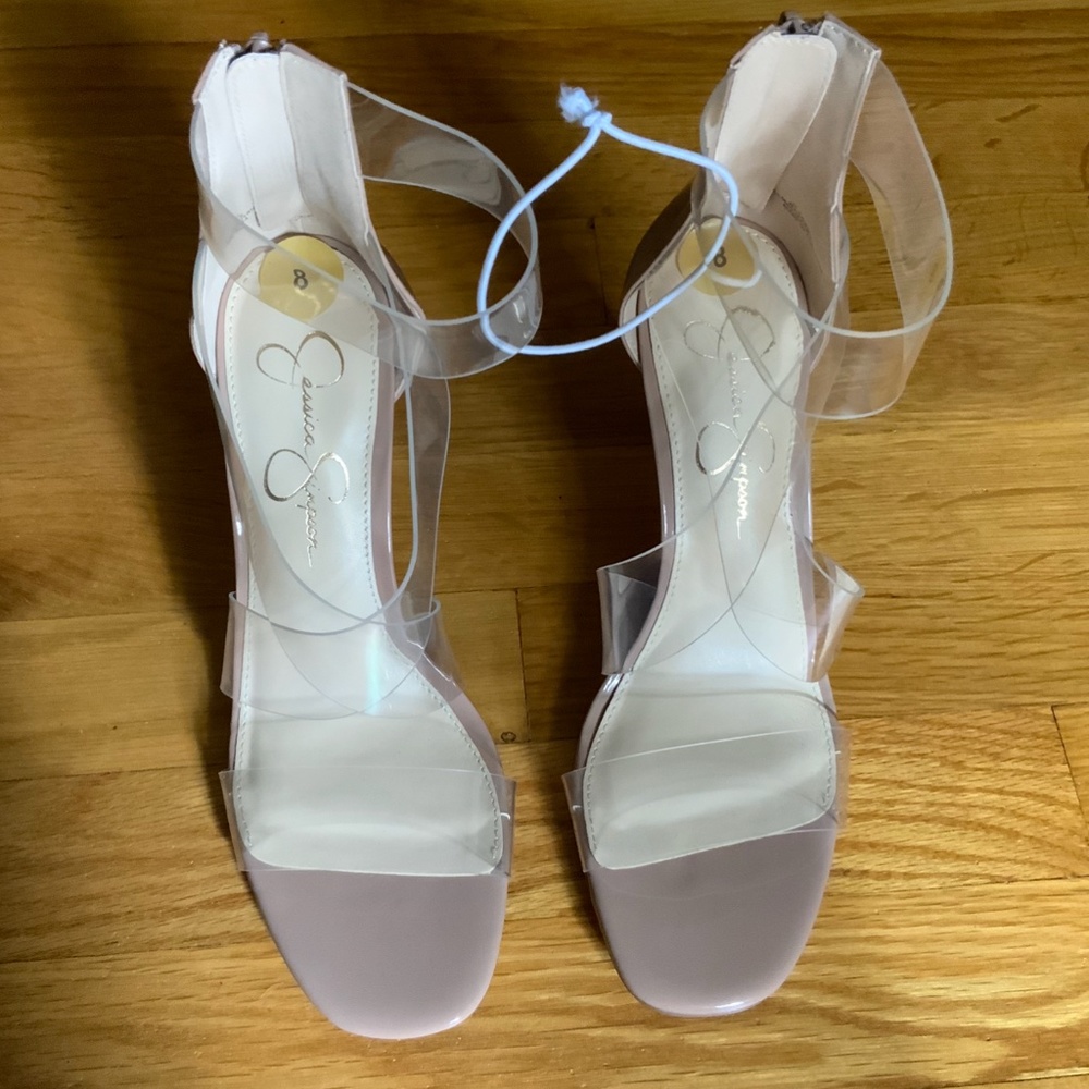 New Nude 4” Heels Ankle strap